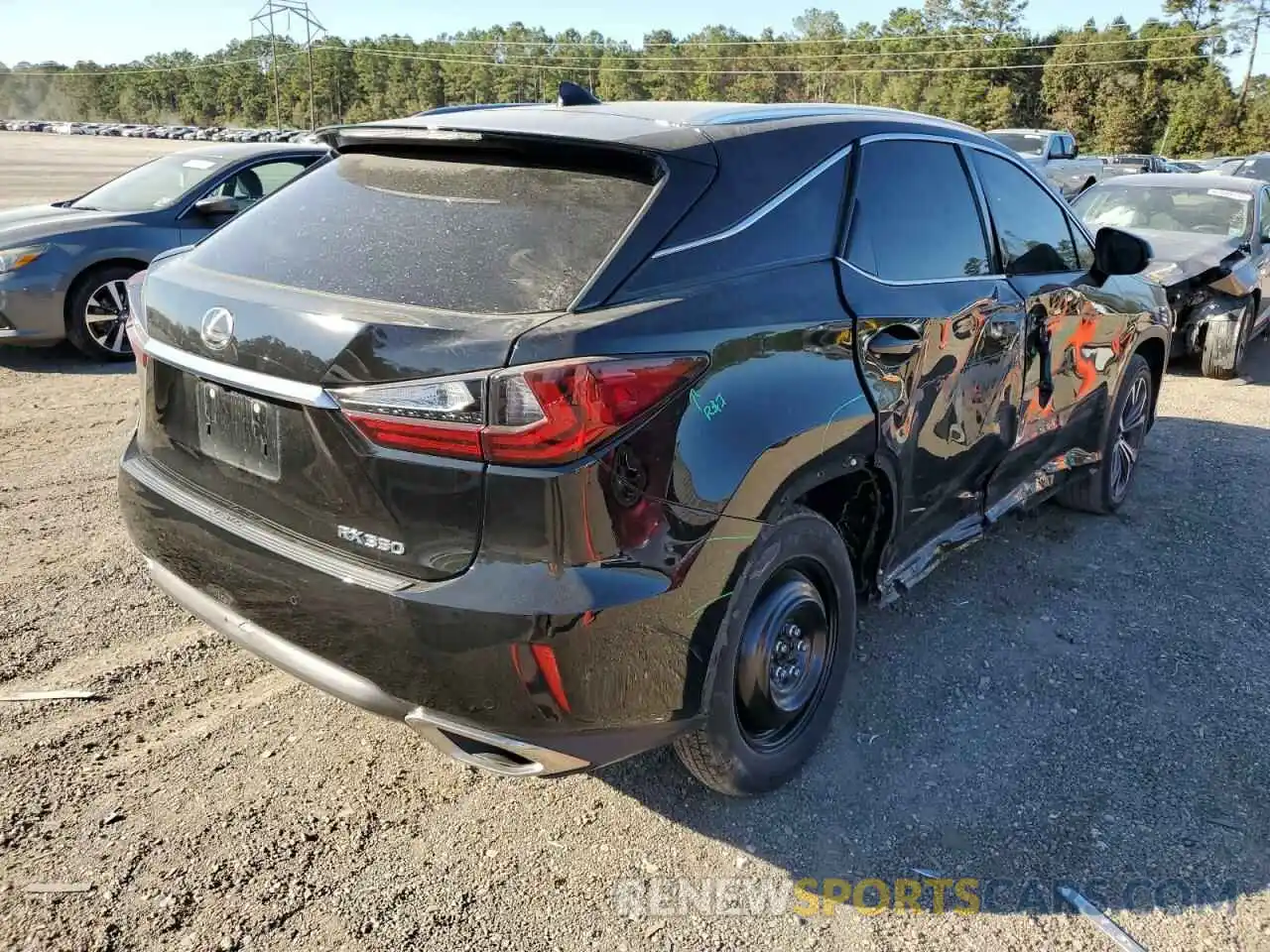 4 Photograph of a damaged car 2T2ZZMCA7KC136722 LEXUS RX350 2019