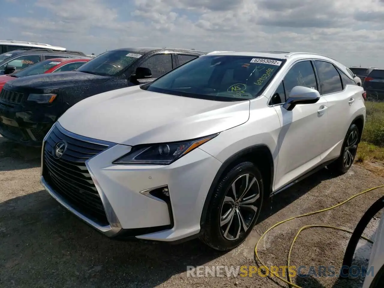 2 Photograph of a damaged car 2T2ZZMCA7KC146666 LEXUS RX350 2019