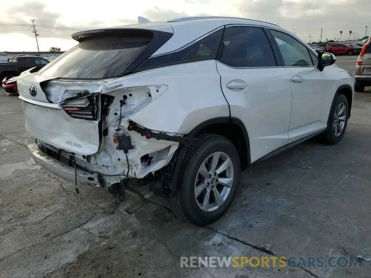 4 Photograph of a damaged car 2T2ZZMCA7KC147493 LEXUS RX350 2019