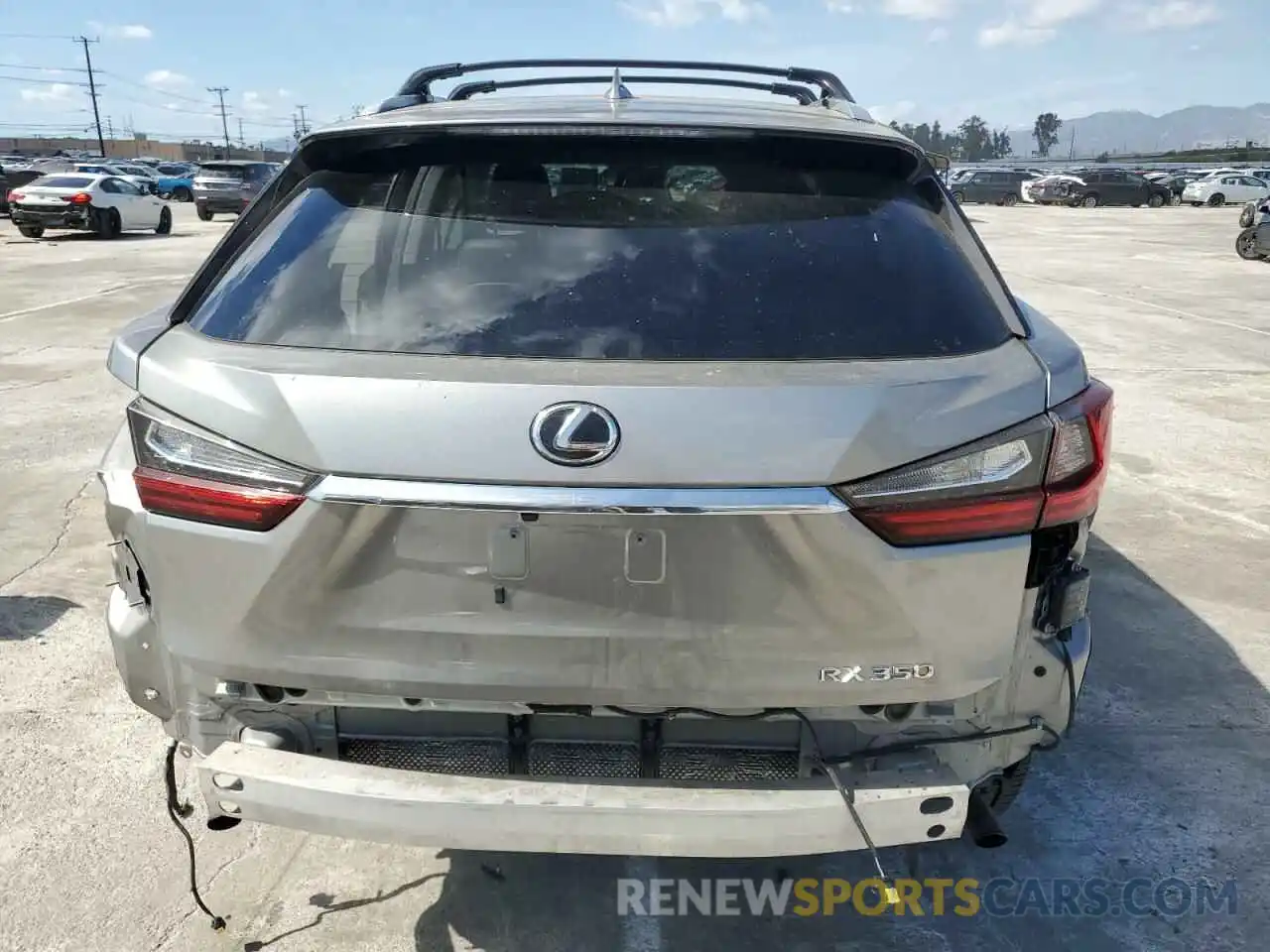 6 Photograph of a damaged car 2T2ZZMCA8KC119802 LEXUS RX350 2019