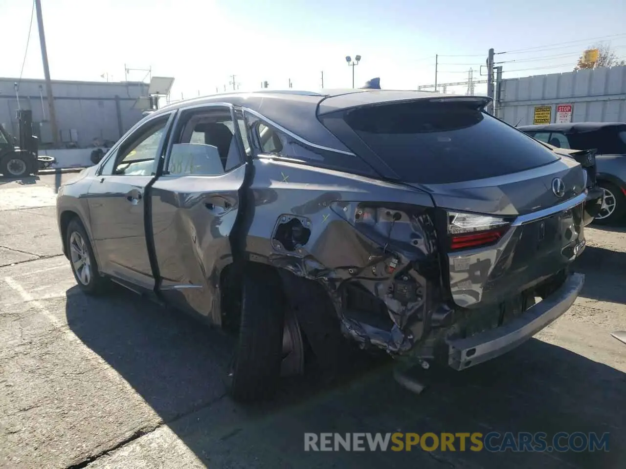 2 Photograph of a damaged car 2T2ZZMCA8KC121517 LEXUS RX350 2019