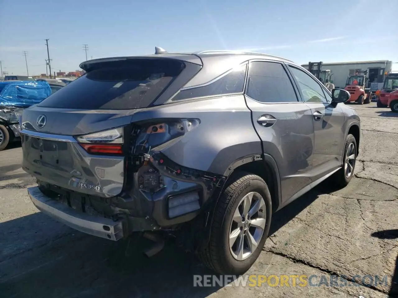 3 Photograph of a damaged car 2T2ZZMCA8KC121517 LEXUS RX350 2019