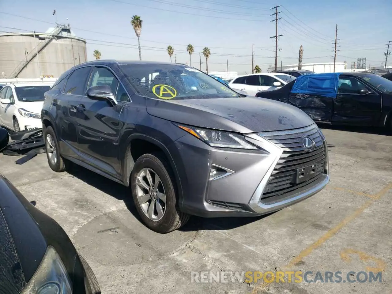 4 Photograph of a damaged car 2T2ZZMCA8KC121517 LEXUS RX350 2019