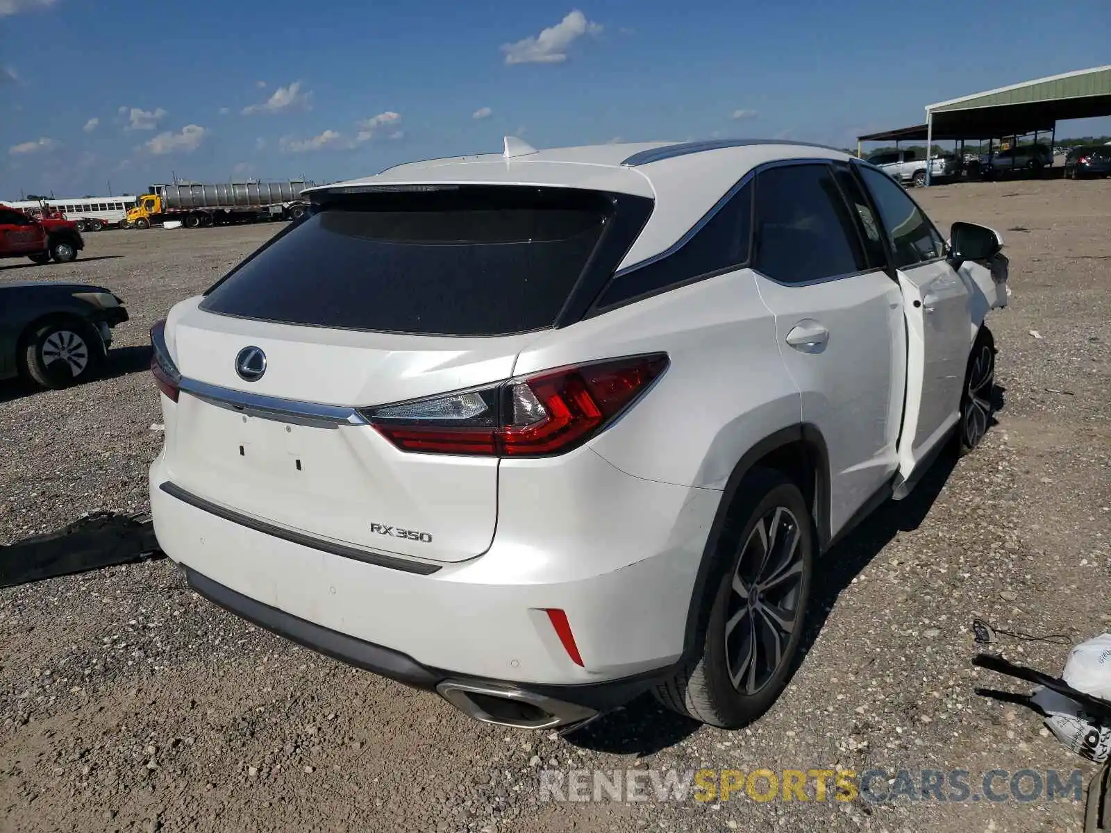 4 Photograph of a damaged car 2T2ZZMCA8KC127379 LEXUS RX350 2019