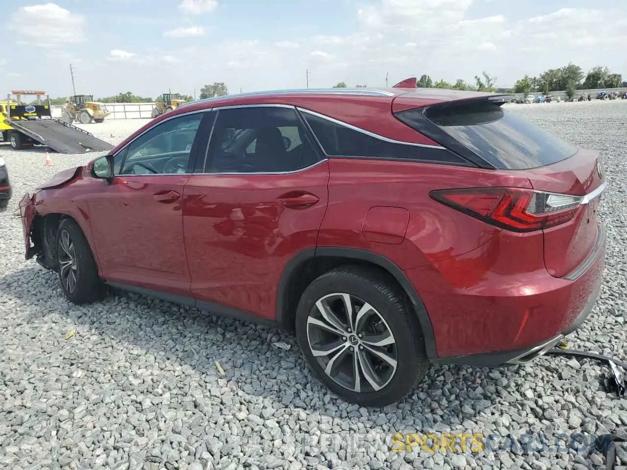 2 Photograph of a damaged car 2T2ZZMCA8KC127463 LEXUS RX350 2019