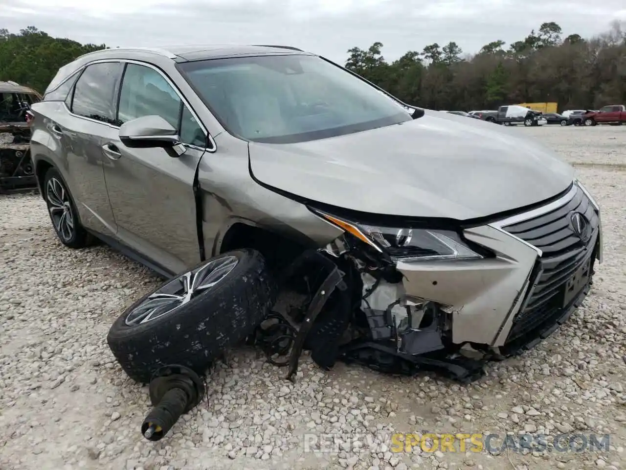 1 Photograph of a damaged car 2T2ZZMCA8KC128998 LEXUS RX350 2019