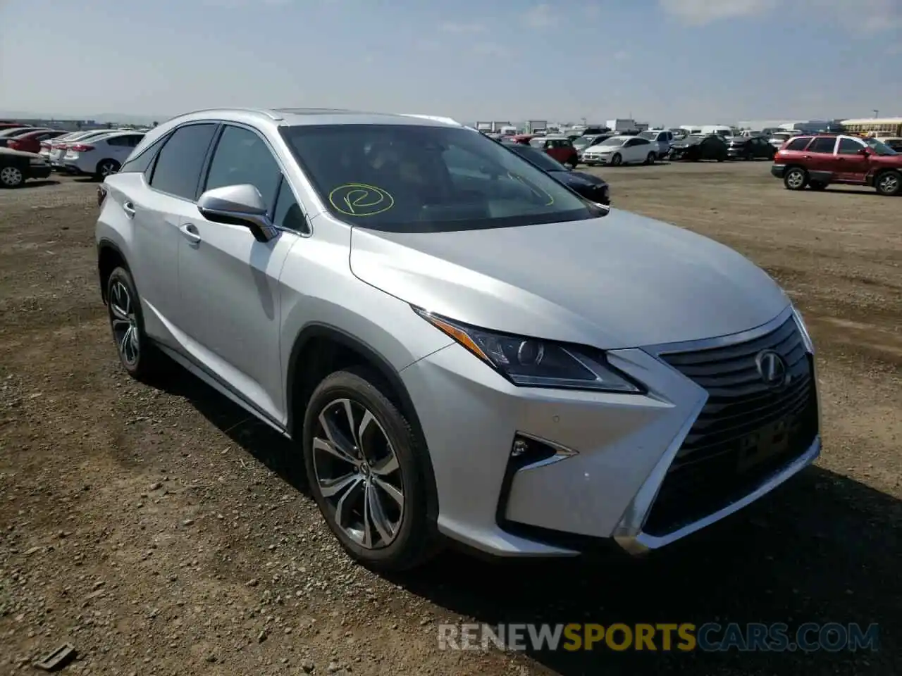 1 Photograph of a damaged car 2T2ZZMCA8KC129472 LEXUS RX350 2019