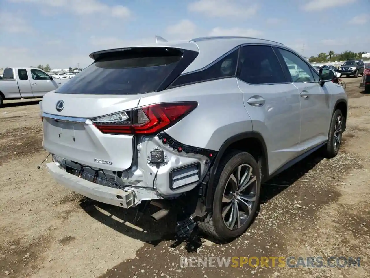 4 Photograph of a damaged car 2T2ZZMCA8KC129472 LEXUS RX350 2019