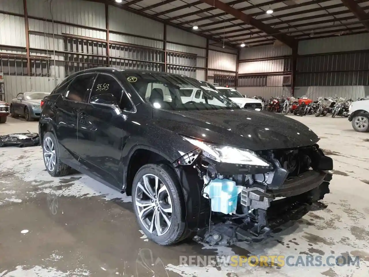 1 Photograph of a damaged car 2T2ZZMCA8KC129505 LEXUS RX350 2019