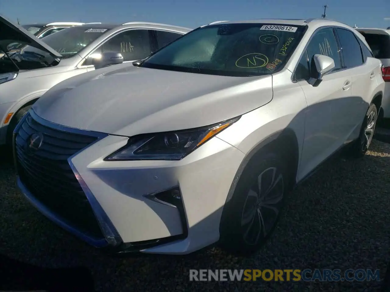 2 Photograph of a damaged car 2T2ZZMCA8KC130864 LEXUS RX350 2019