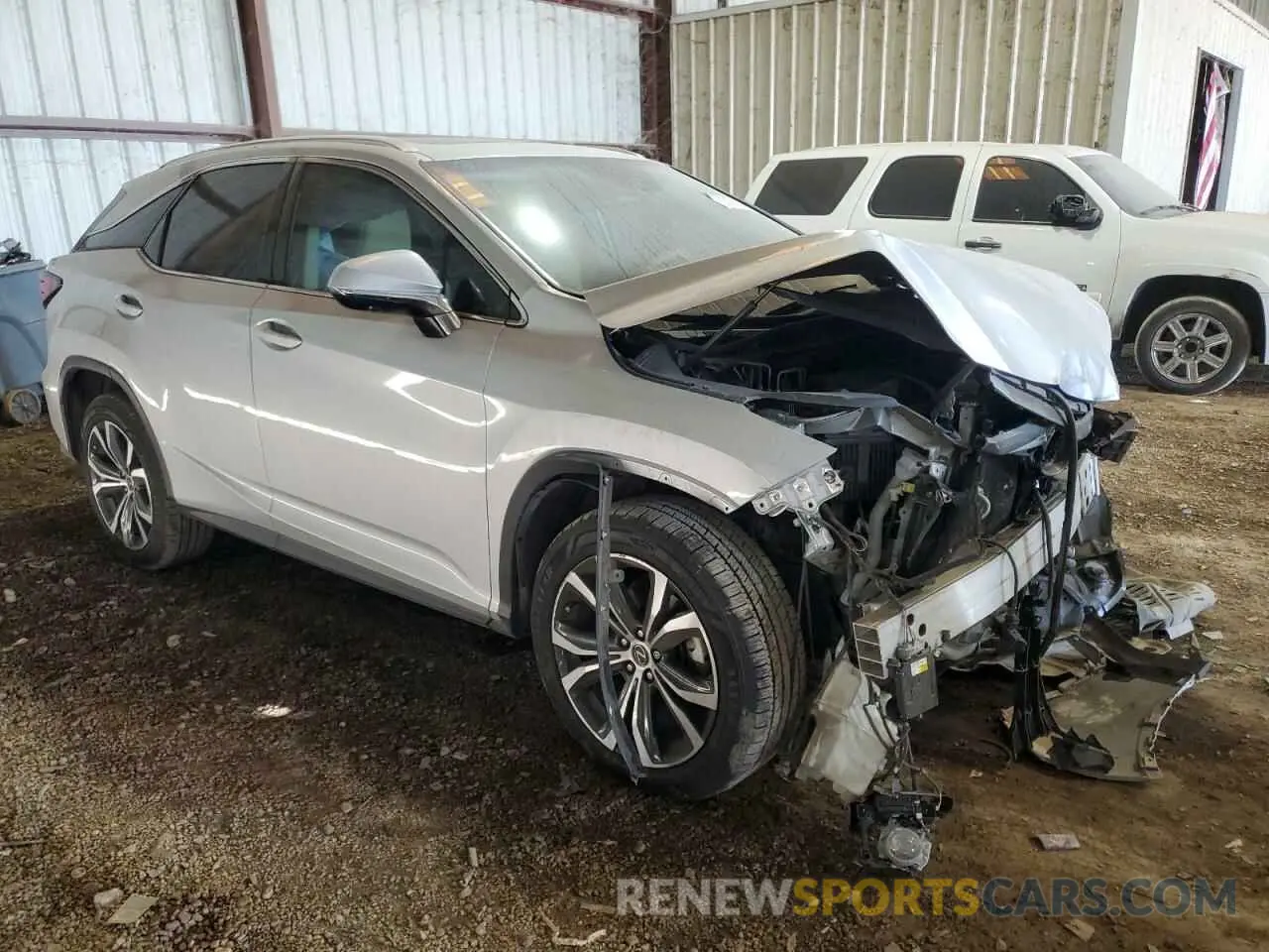 4 Photograph of a damaged car 2T2ZZMCA8KC133084 LEXUS RX350 2019