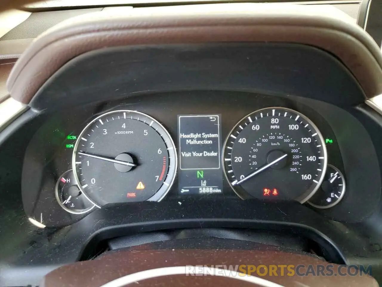 9 Photograph of a damaged car 2T2ZZMCA8KC133084 LEXUS RX350 2019