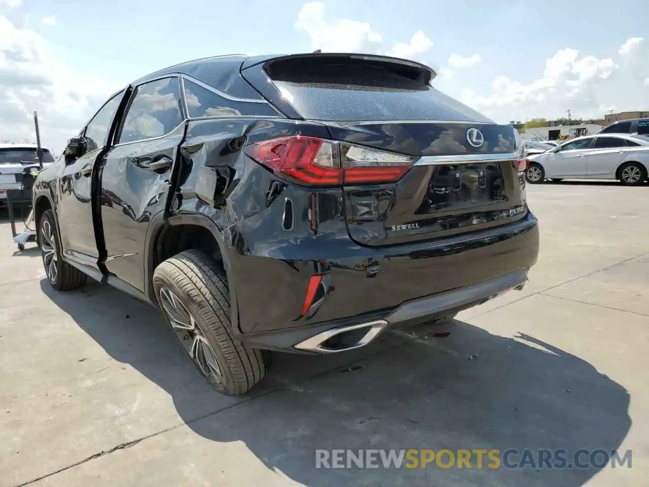 3 Photograph of a damaged car 2T2ZZMCA8KC141590 LEXUS RX350 2019