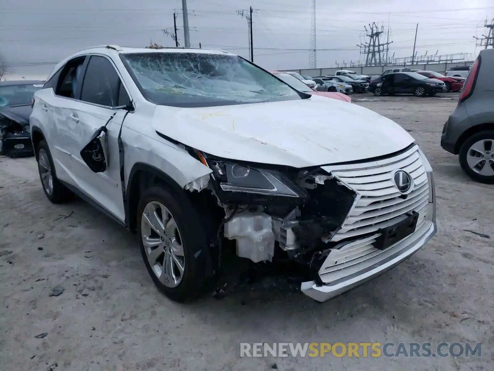 1 Photograph of a damaged car 2T2ZZMCA9KC121316 LEXUS RX350 2019