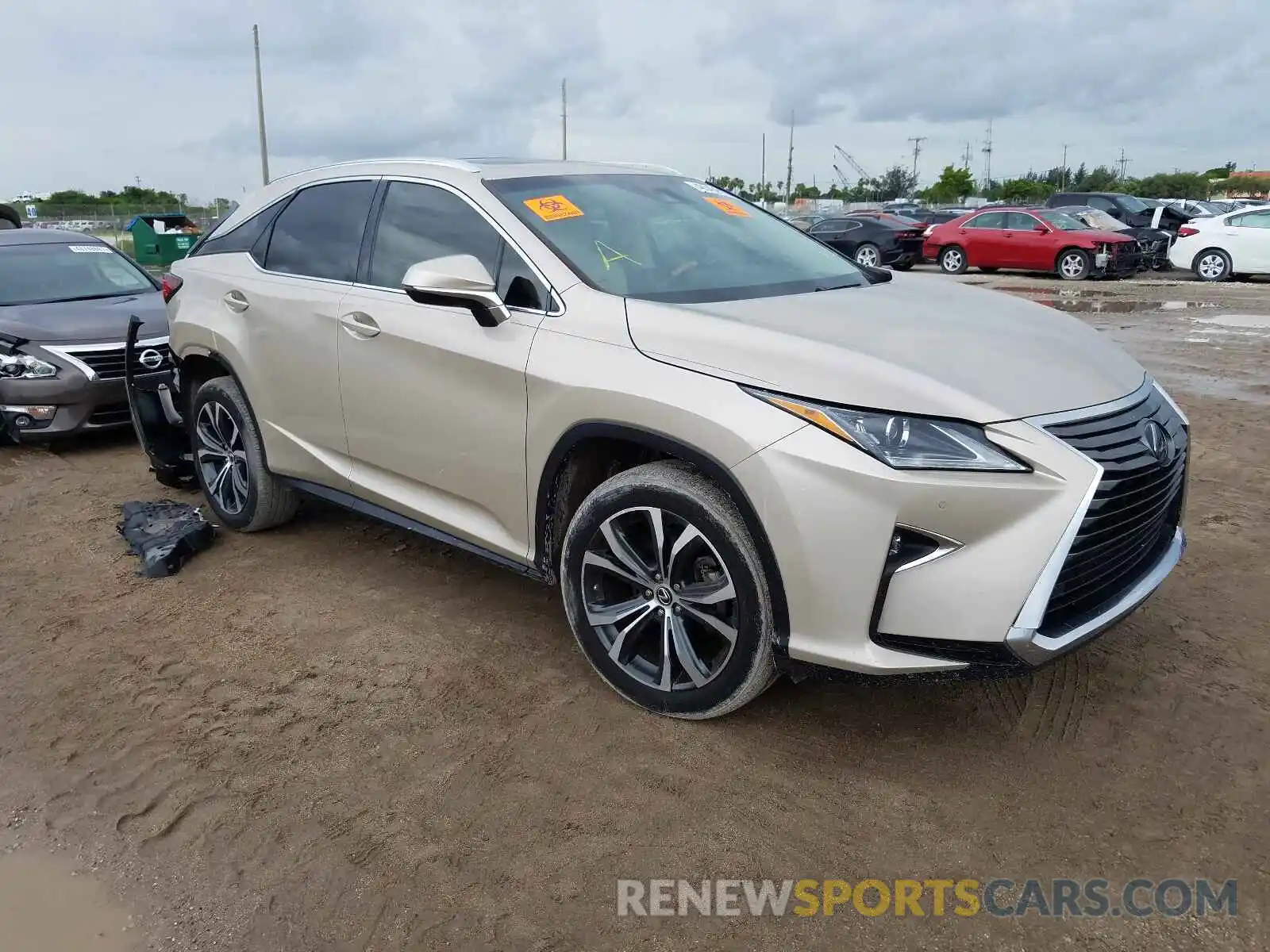 1 Photograph of a damaged car 2T2ZZMCA9KC124524 LEXUS RX350 2019