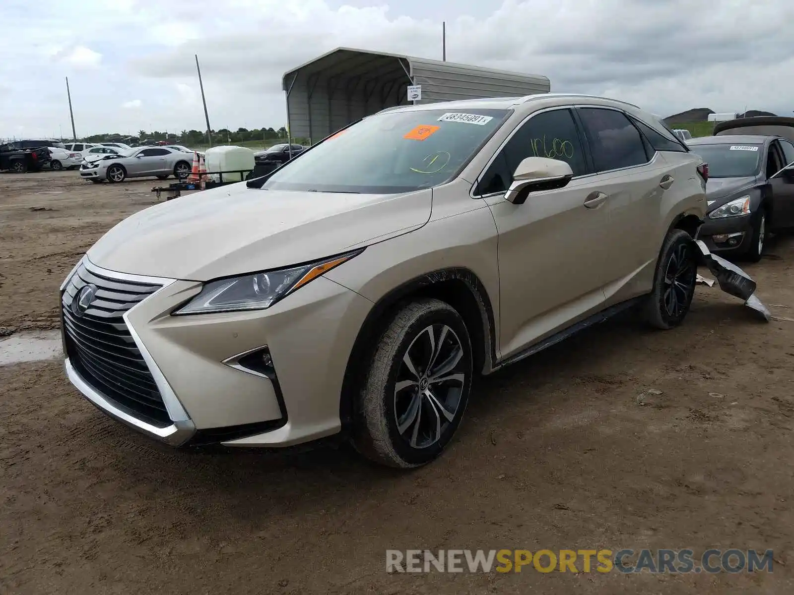 2 Photograph of a damaged car 2T2ZZMCA9KC124524 LEXUS RX350 2019