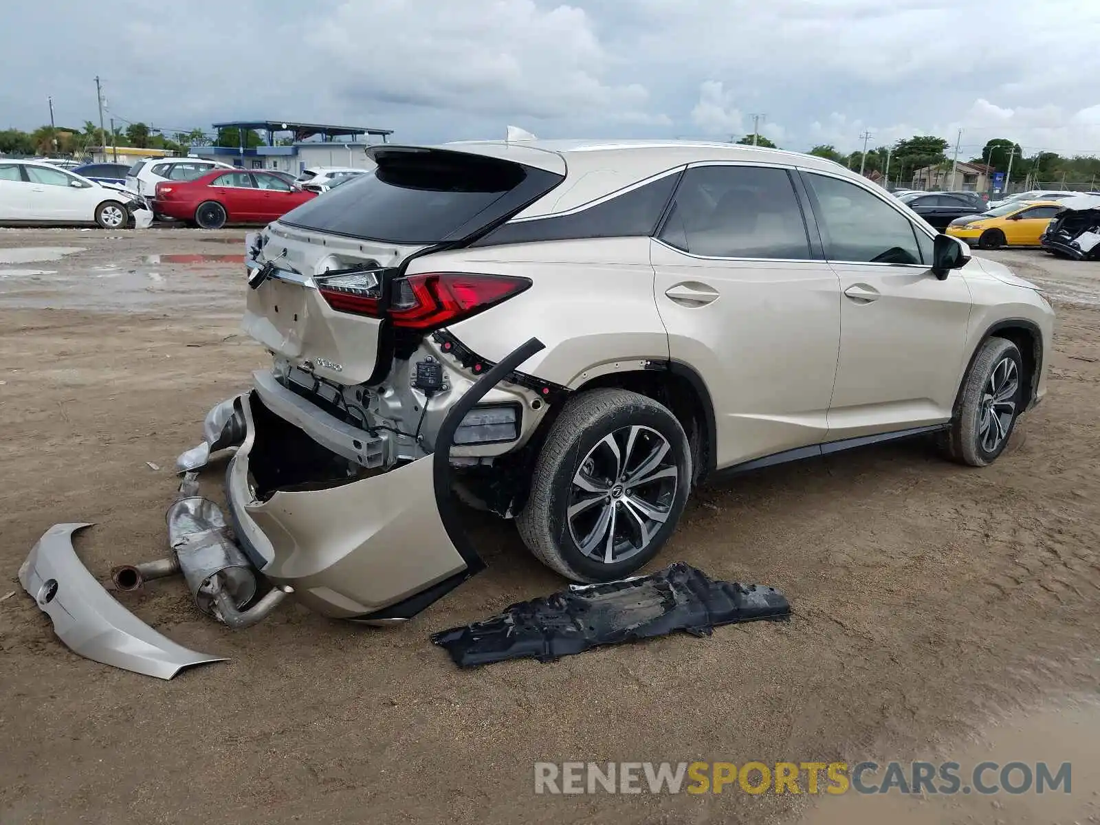 4 Photograph of a damaged car 2T2ZZMCA9KC124524 LEXUS RX350 2019