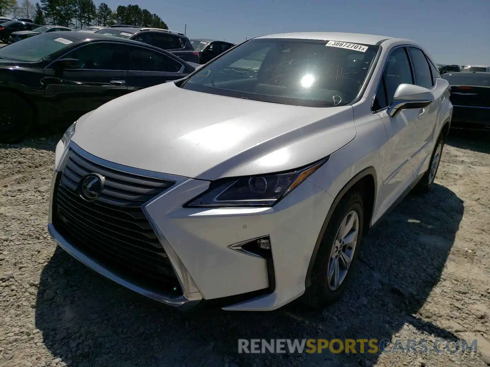 2 Photograph of a damaged car 2T2ZZMCA9KC124605 LEXUS RX350 2019