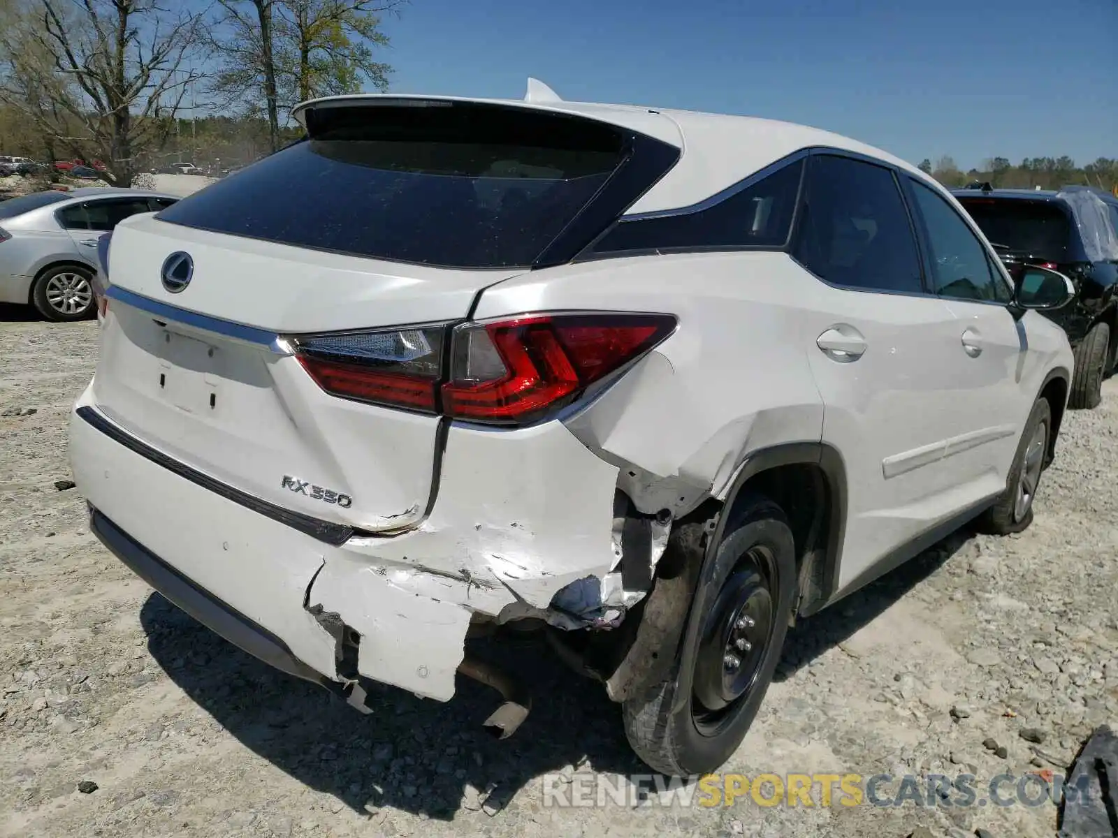 4 Photograph of a damaged car 2T2ZZMCA9KC124605 LEXUS RX350 2019