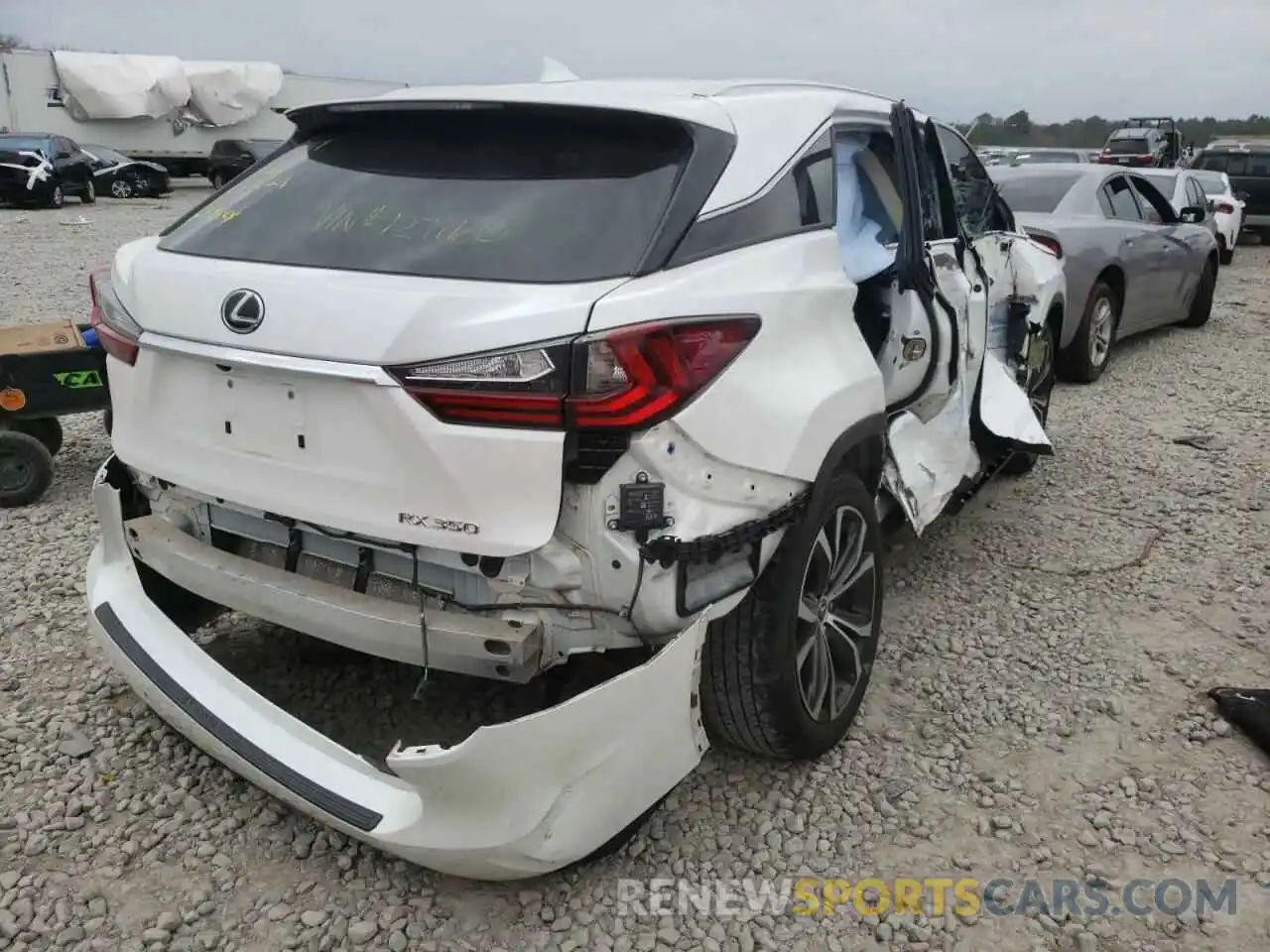 4 Photograph of a damaged car 2T2ZZMCA9KC127150 LEXUS RX350 2019