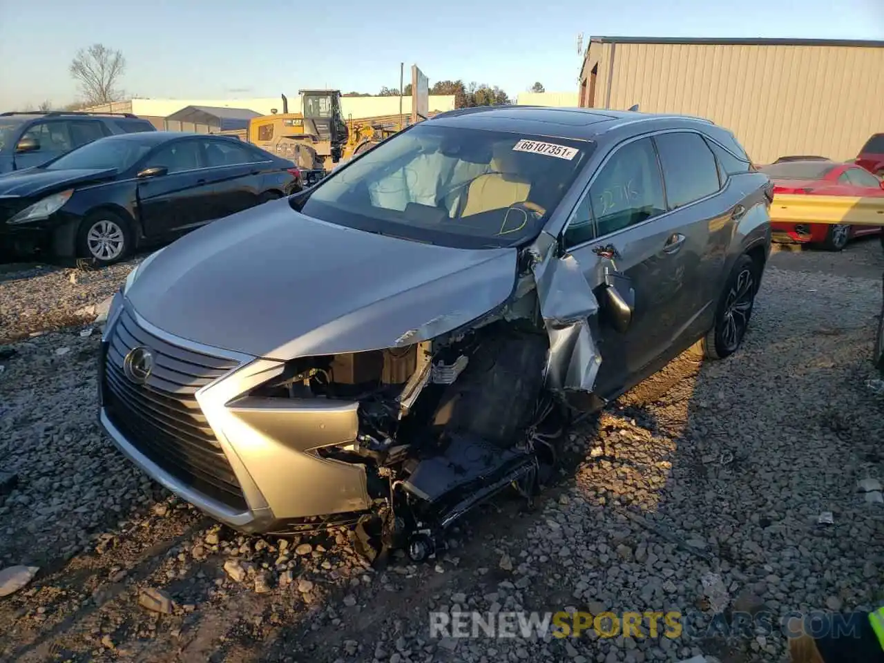 2 Photograph of a damaged car 2T2ZZMCA9KC128413 LEXUS RX350 2019