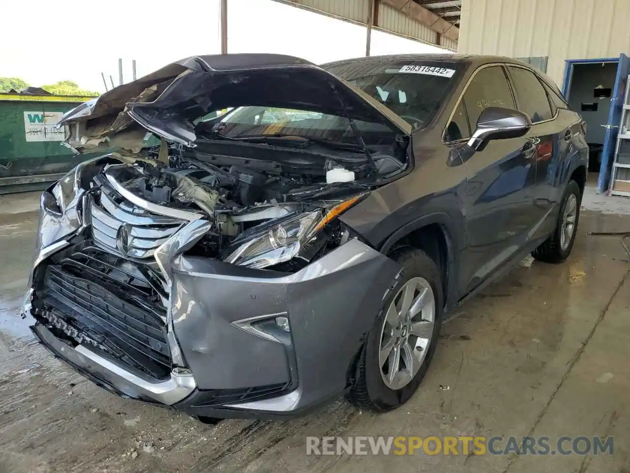 2 Photograph of a damaged car 2T2ZZMCA9KC135295 LEXUS RX350 2019