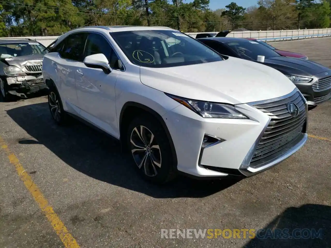 1 Photograph of a damaged car 2T2ZZMCA9KC137161 LEXUS RX350 2019