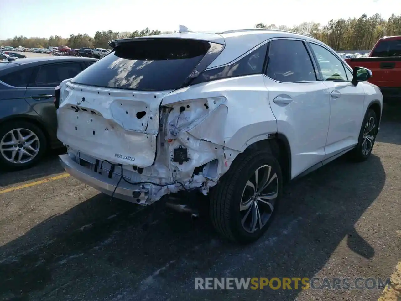 4 Photograph of a damaged car 2T2ZZMCA9KC137161 LEXUS RX350 2019