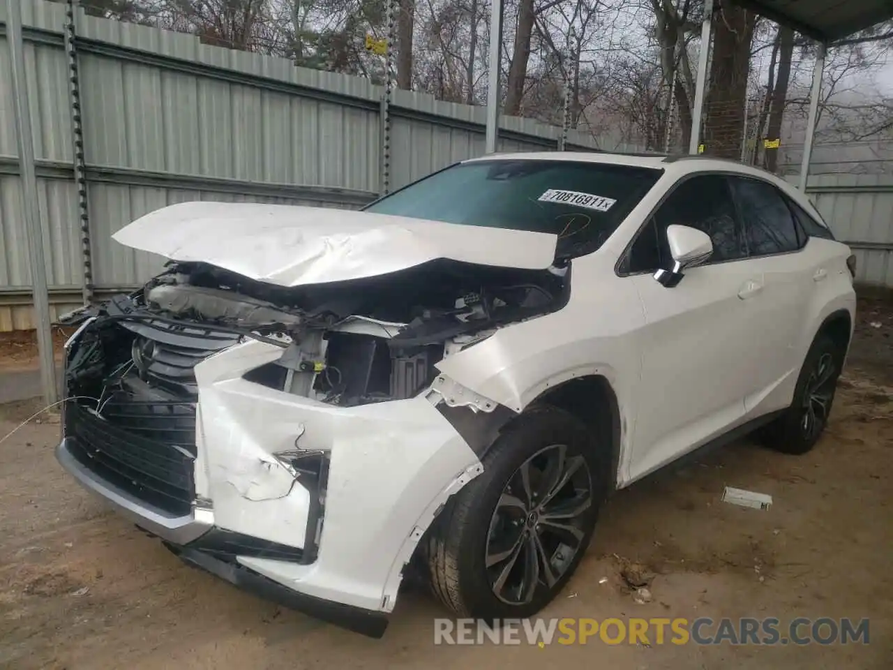 2 Photograph of a damaged car 2T2ZZMCA9KC145275 LEXUS RX350 2019