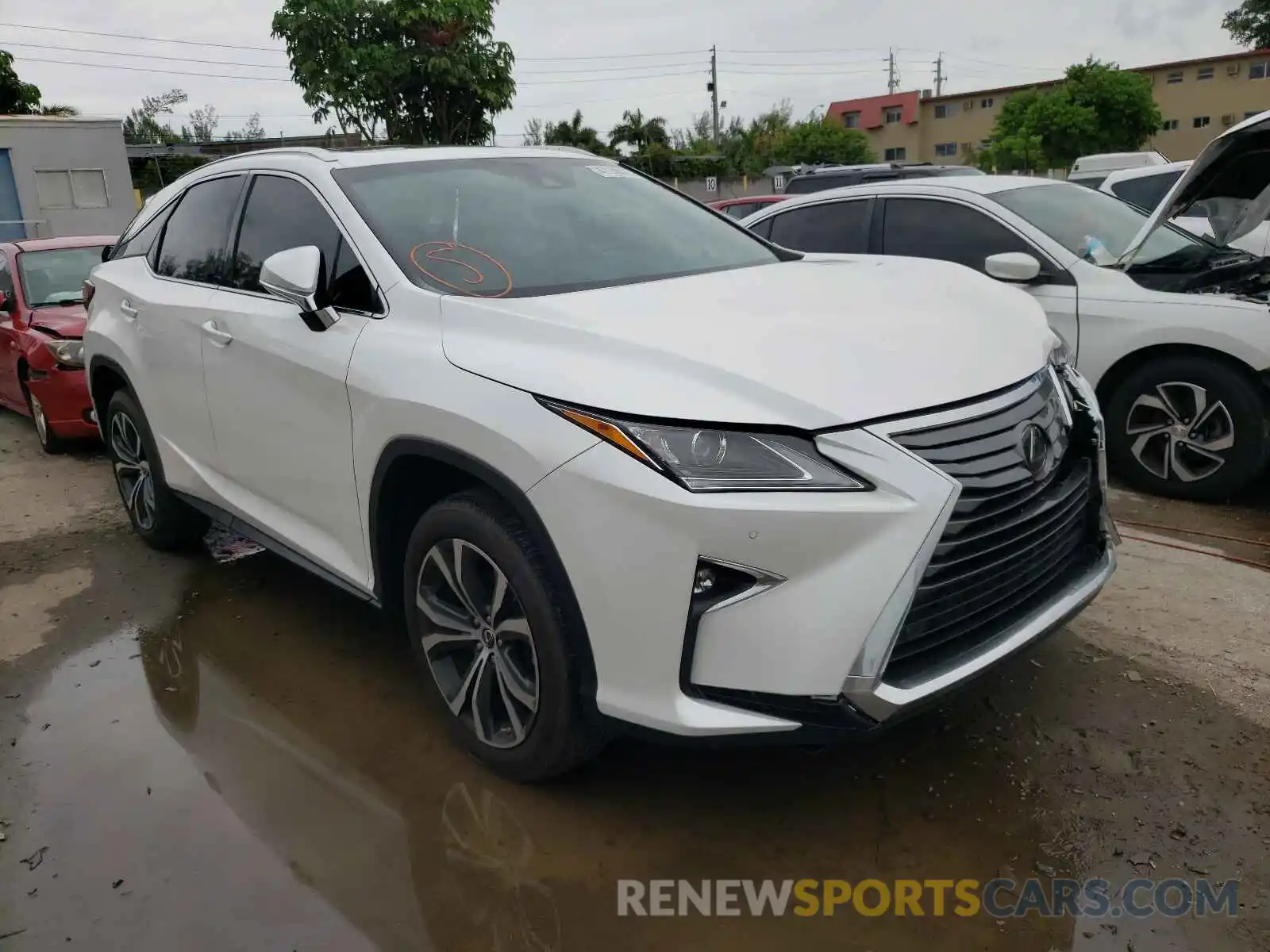 1 Photograph of a damaged car 2T2ZZMCA9KC150282 LEXUS RX350 2019