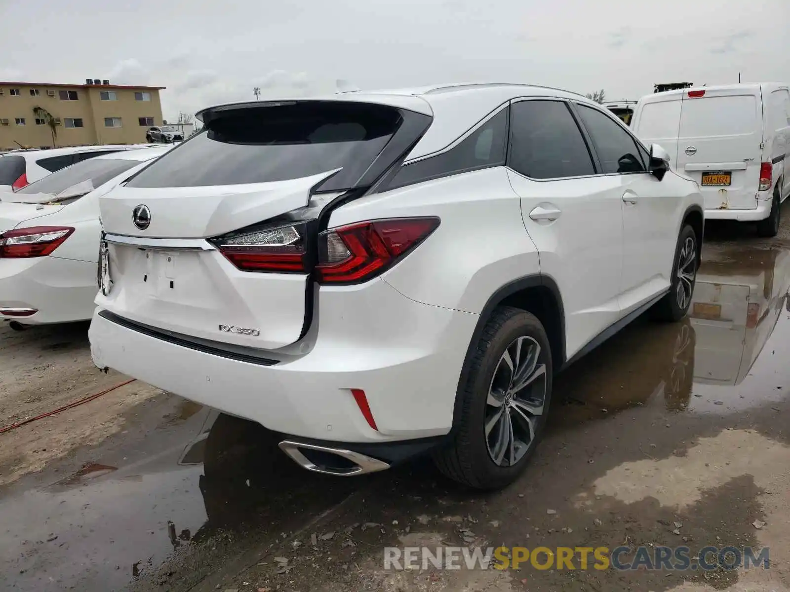 4 Photograph of a damaged car 2T2ZZMCA9KC150282 LEXUS RX350 2019