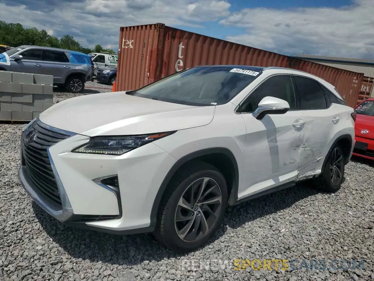 1 Photograph of a damaged car 2T2ZZMCAXKC118456 LEXUS RX350 2019