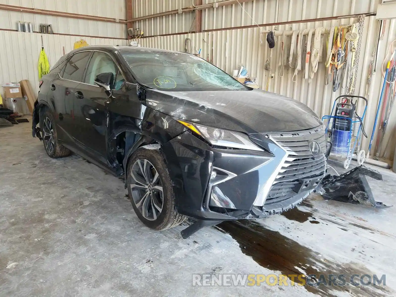 1 Photograph of a damaged car 2T2ZZMCAXKC126931 LEXUS RX350 2019