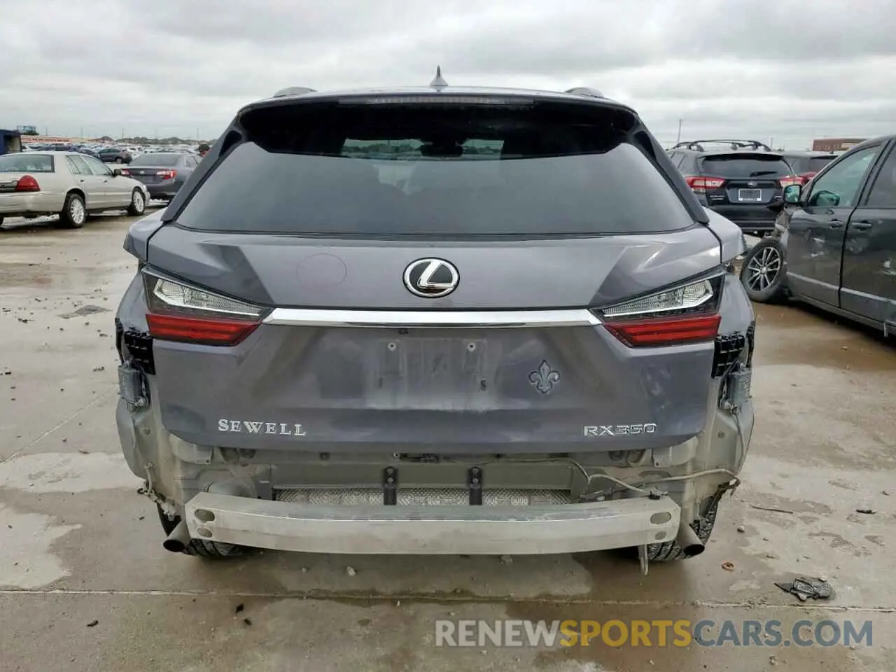 6 Photograph of a damaged car 2T2ZZMCAXKC128212 LEXUS RX350 2019