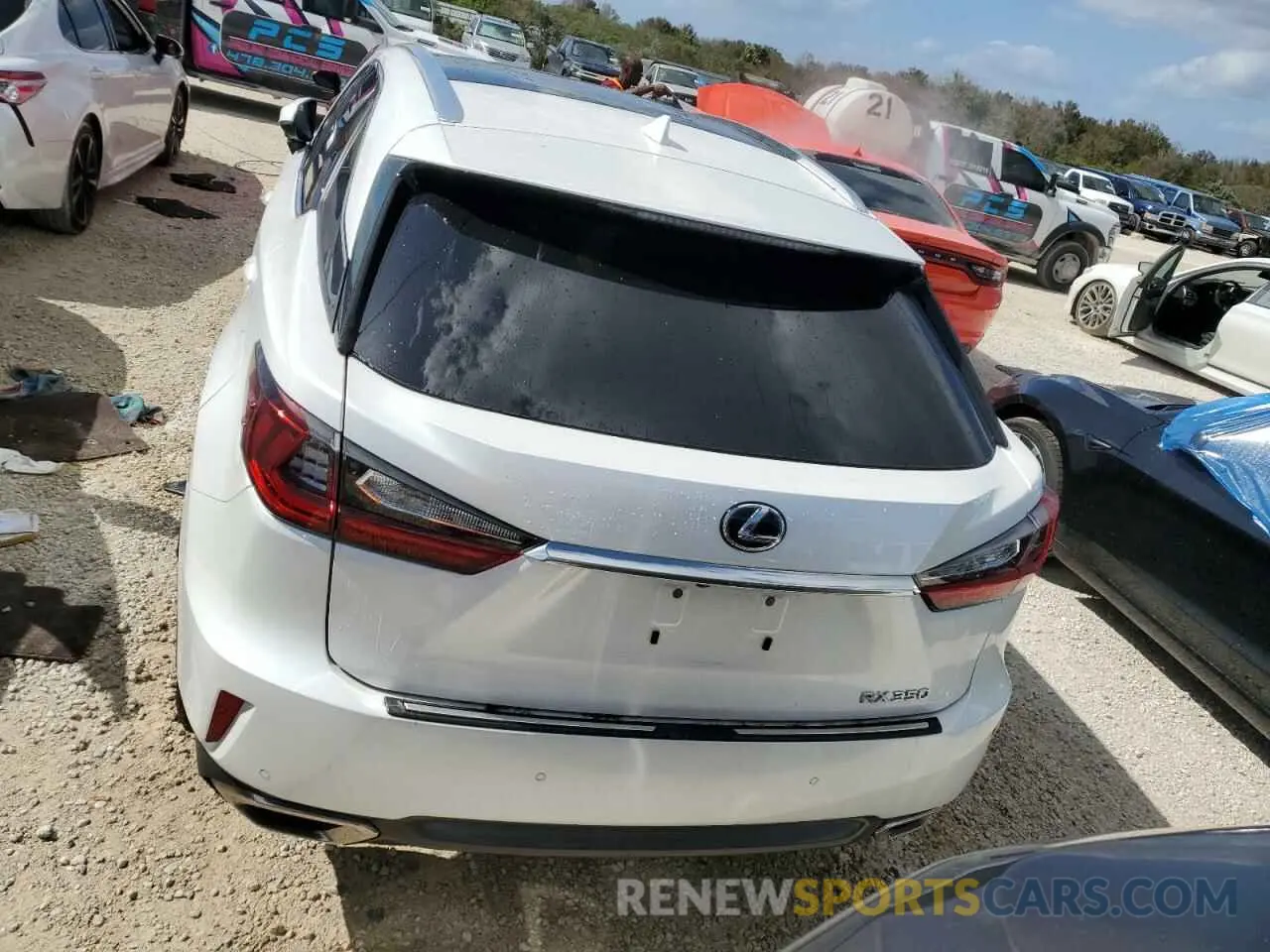 6 Photograph of a damaged car 2T2ZZMCAXKC142319 LEXUS RX350 2019