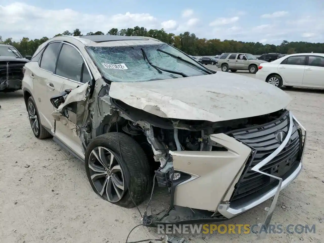 1 Photograph of a damaged car 2T2ZZMCAXKC145897 LEXUS RX350 2019