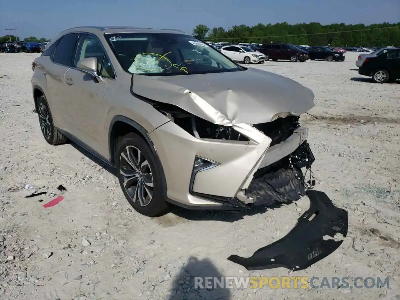 1 Photograph of a damaged car 2T2ZZMCAXKC147522 LEXUS RX350 2019