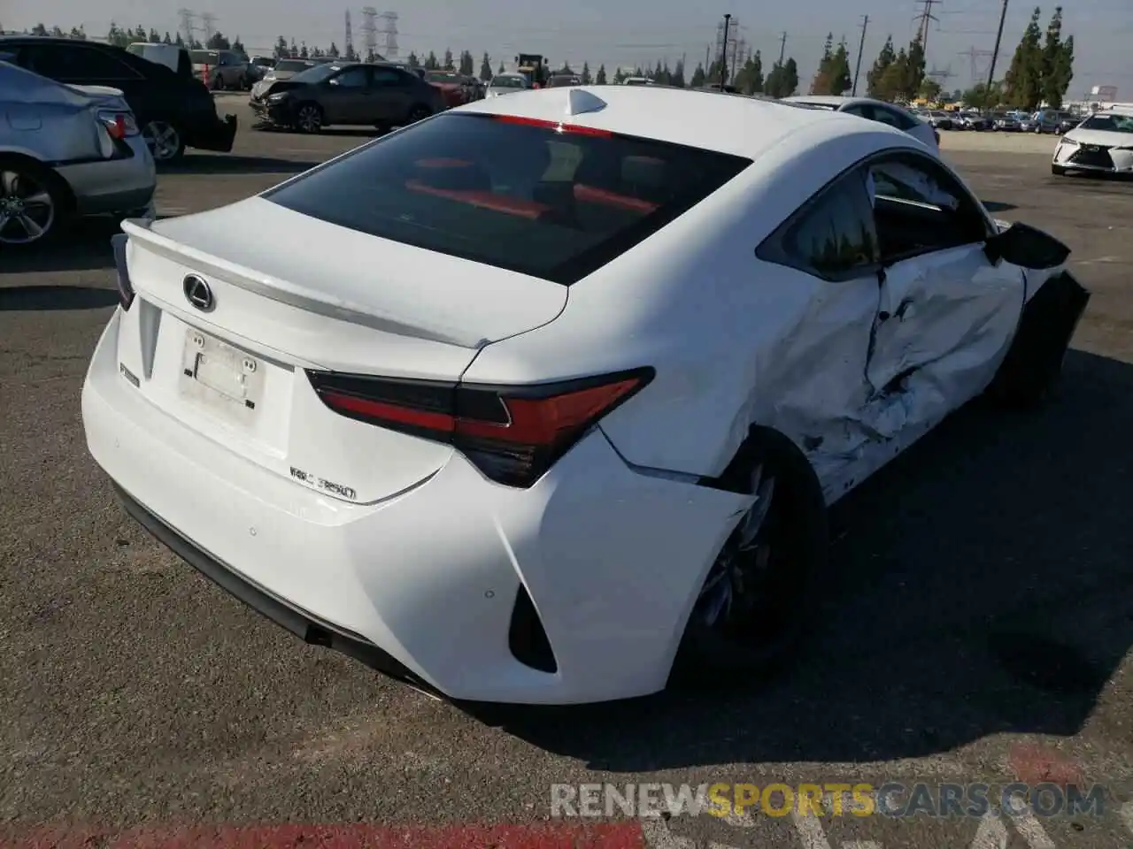 4 Photograph of a damaged car JTHHZ5BC6K5019797 LEXUS RX350 2019