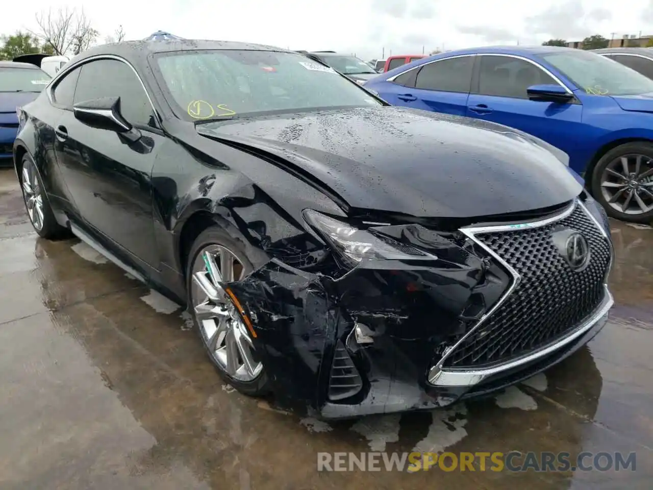 1 Photograph of a damaged car JTHHZ5BC9K5021706 LEXUS RX350 2019