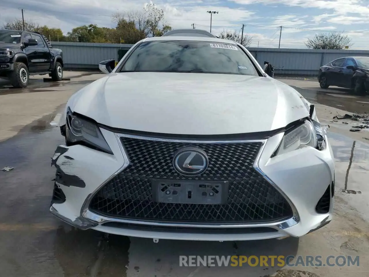 5 Photograph of a damaged car JTHHZ5BCXK5019804 LEXUS RX350 2019