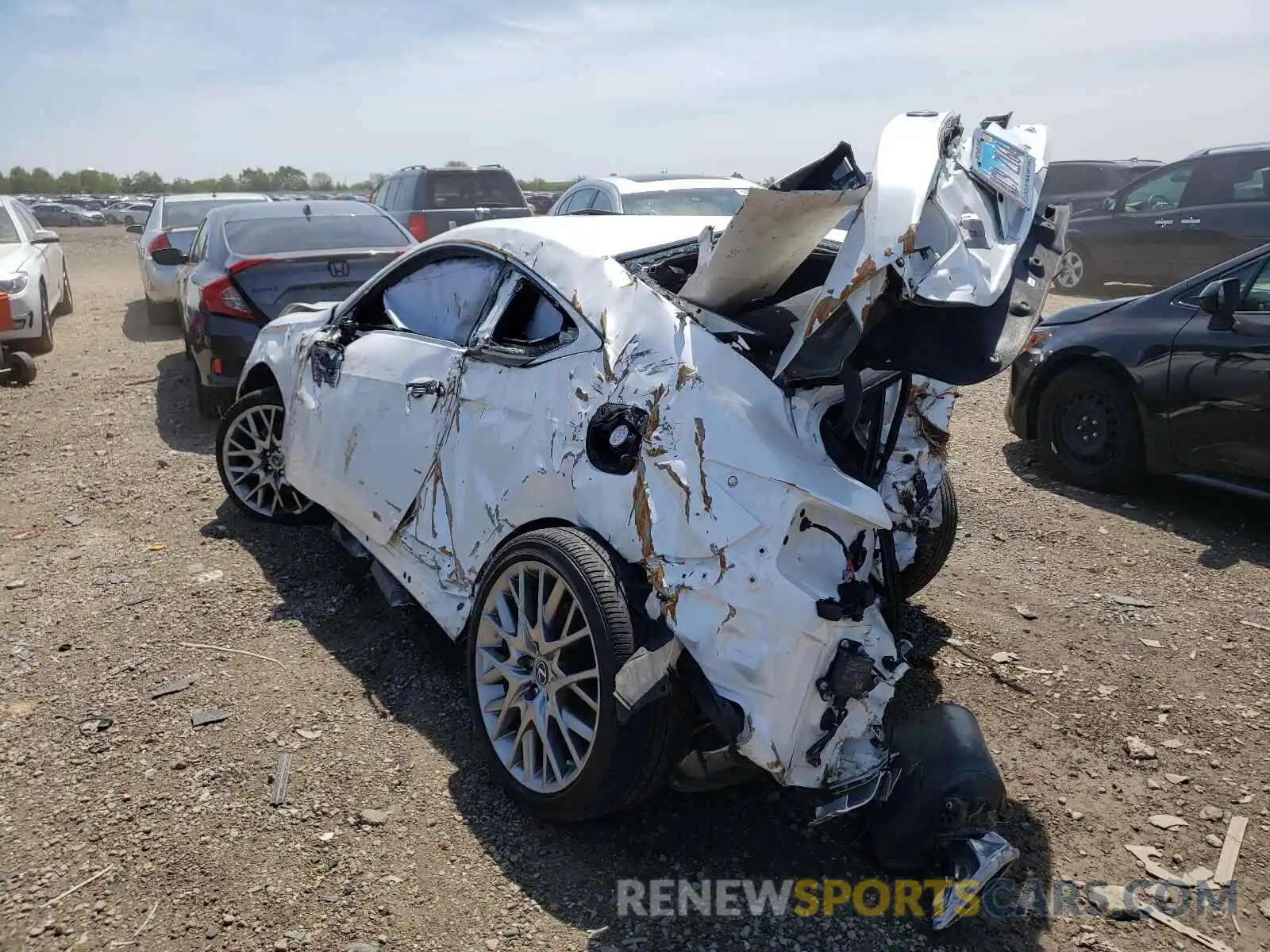 3 Photograph of a damaged car JTHS85BC2K5004903 LEXUS RX350 2019