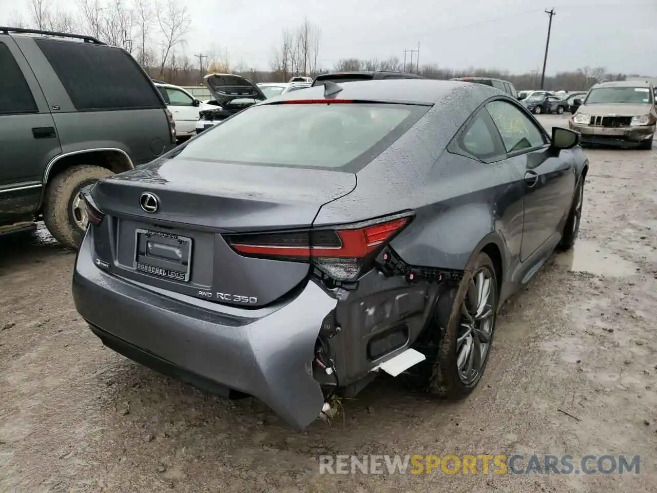 4 Photograph of a damaged car JTHSZ5BC2K5009385 LEXUS RX350 2019