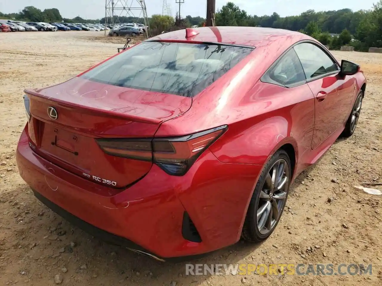 4 Photograph of a damaged car JTHSZ5BC3K5009640 LEXUS RX350 2019