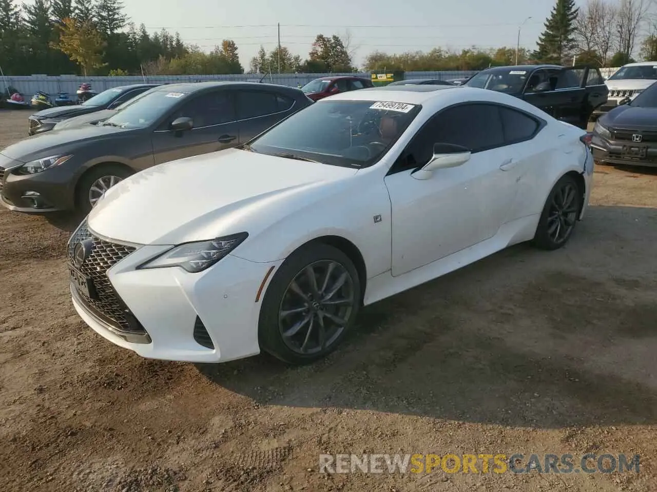 1 Photograph of a damaged car JTHSZ5BC5K5009509 LEXUS RX350 2019