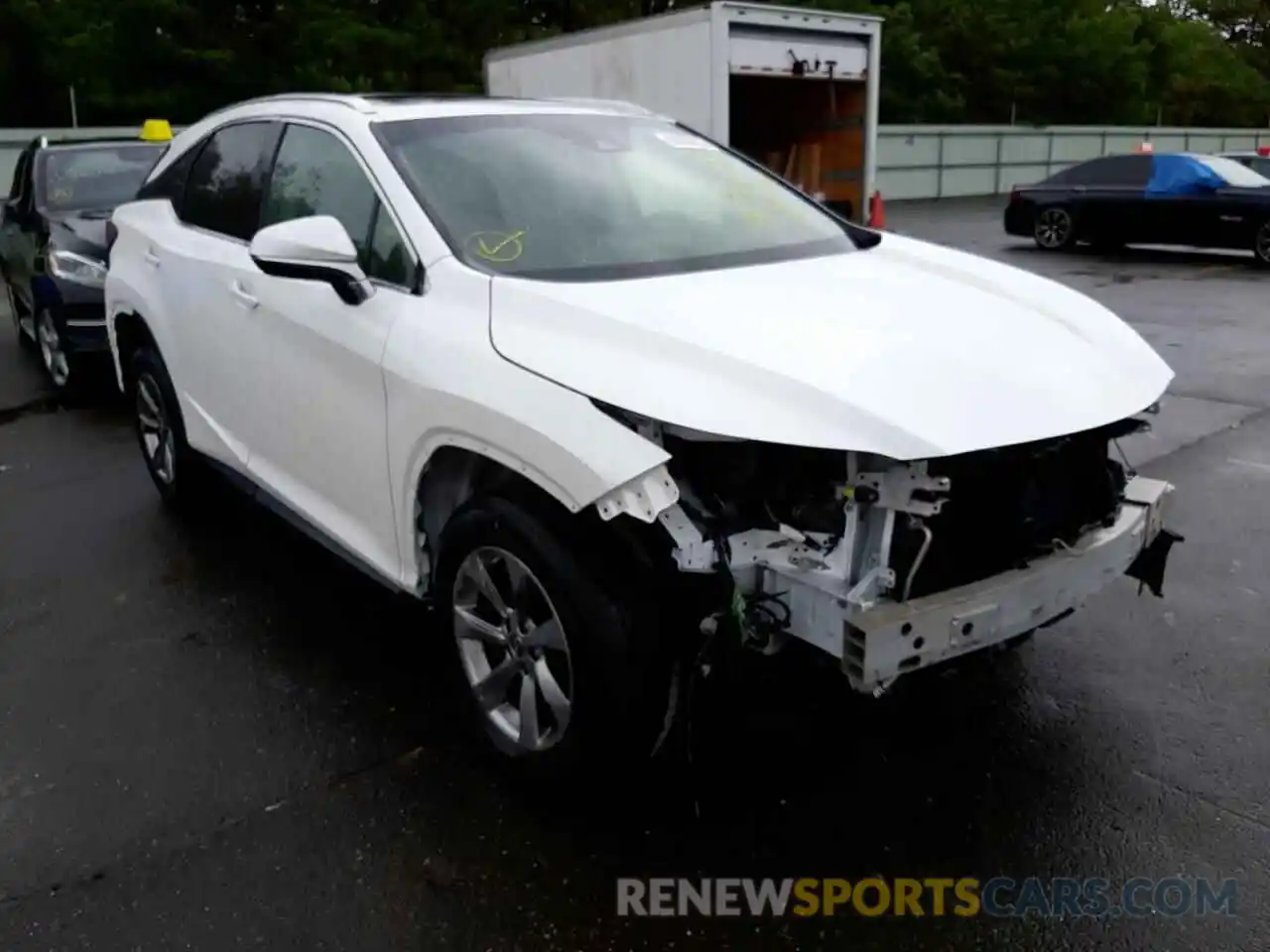 1 Photograph of a damaged car JTJBZMCA2K2040627 LEXUS RX350 2019