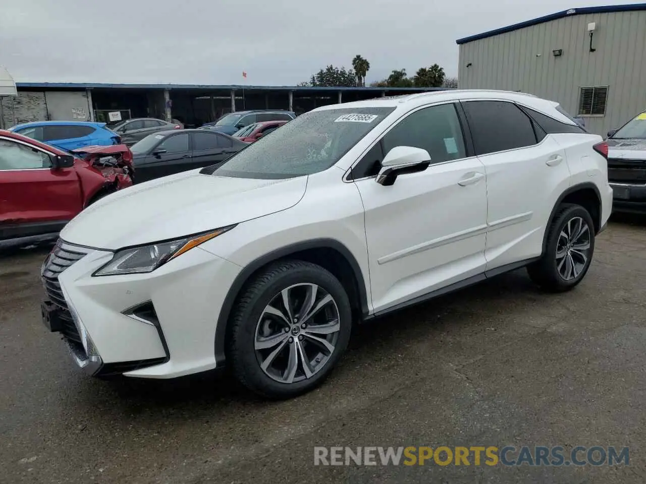 1 Photograph of a damaged car JTJBZMCA2K2040739 LEXUS RX350 2019