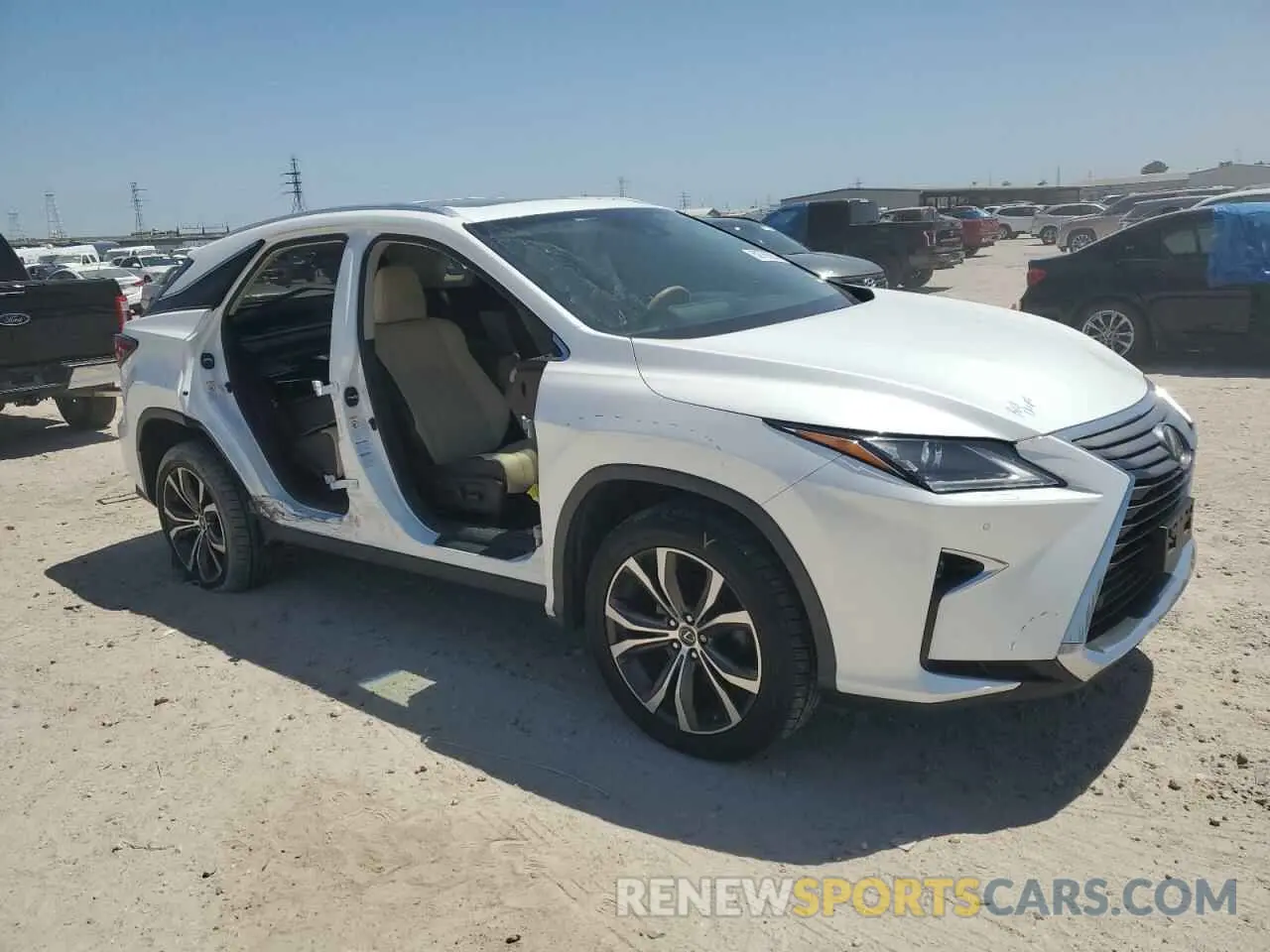 4 Photograph of a damaged car JTJBZMCA3K2038384 LEXUS RX350 2019