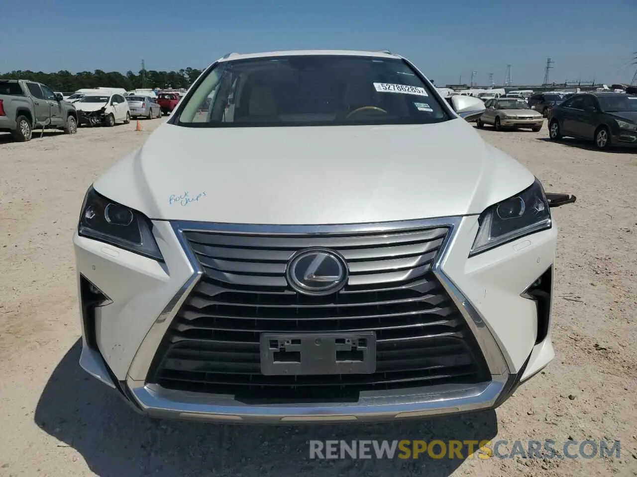 5 Photograph of a damaged car JTJBZMCA3K2038384 LEXUS RX350 2019