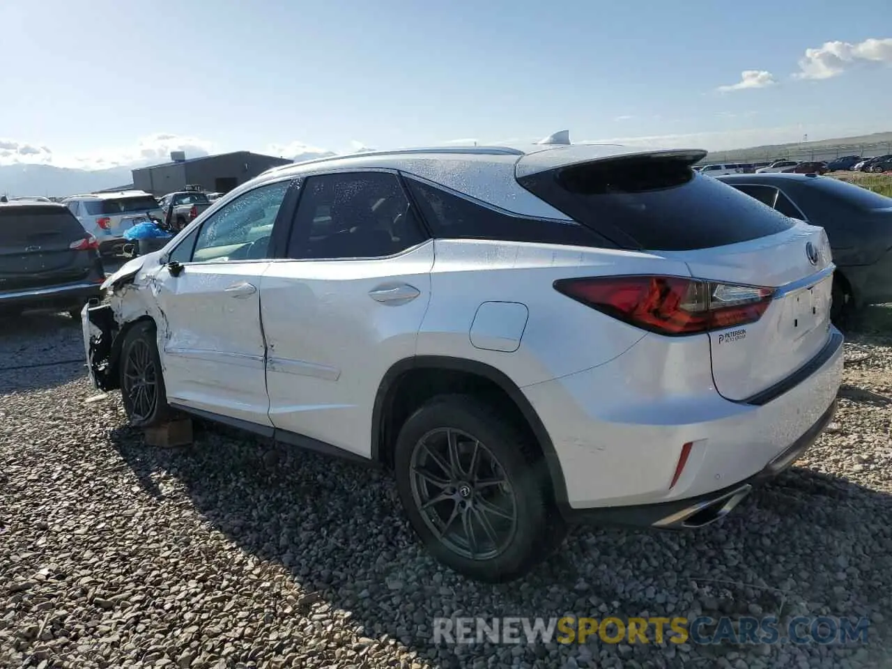 2 Photograph of a damaged car JTJBZMCA6K2040114 LEXUS RX350 2019