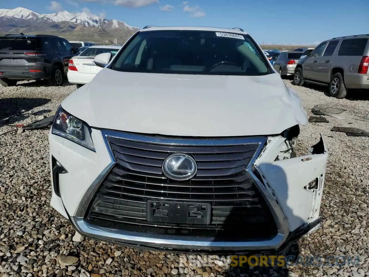5 Photograph of a damaged car JTJBZMCA6K2040114 LEXUS RX350 2019